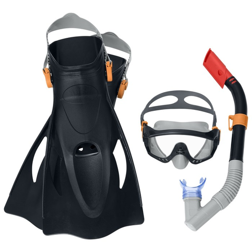 Комплект для плавания Bestway 25020 BW Meridian Snorkel 14 черный 2448₽
