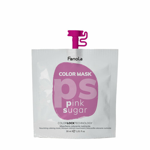Fanola Оттеночная маска для волос Color Mask, оттенок розовый 30 мл
