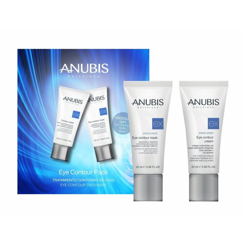 Anubis Barcelona набор Лифтинг век / Pack Eye Contour (Укрепляющий крем для век 20 мл, Лифтинг-маска для век 20 мл) гель маска для глазного контура eldan cosmetics eye contour gel mask 50 мл