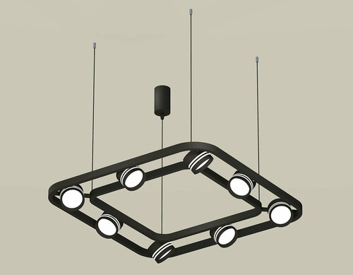 Подвесная люстра Ambrella Traditional DIY XB9182153, GX53, кол-во ламп:8шт, Черный