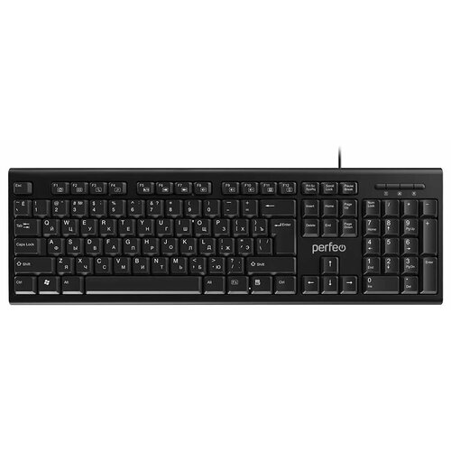 Клавиатура Perfeo CLASSIC стандартная, USB, черная (PF-6106-USB) PF_3093