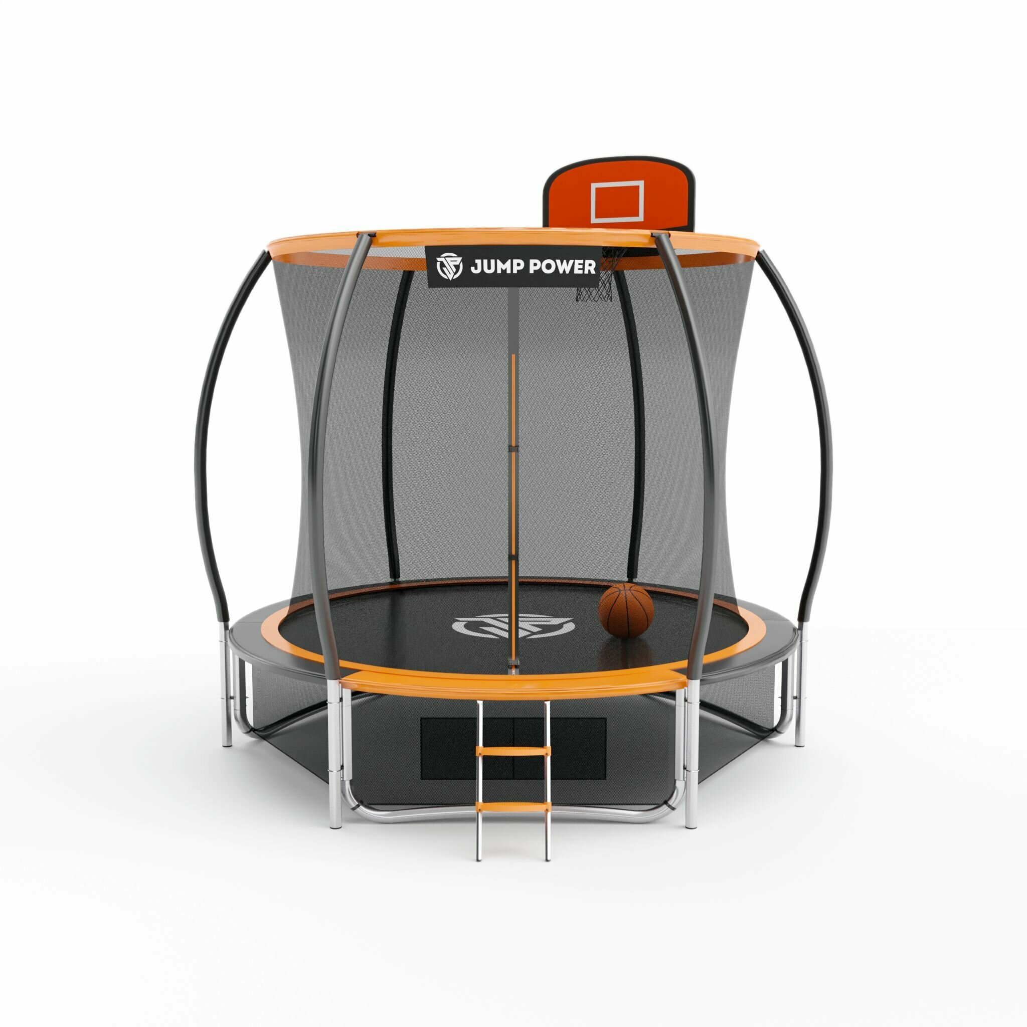 фото Батут Jump Power 8 ft Pro Inside Basket Orange