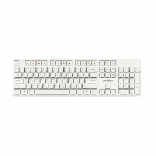 Клавиатура Smartbuy ONE 238 проводная мультимедийная USB белая SBK-238U-W 1801647 92400₽