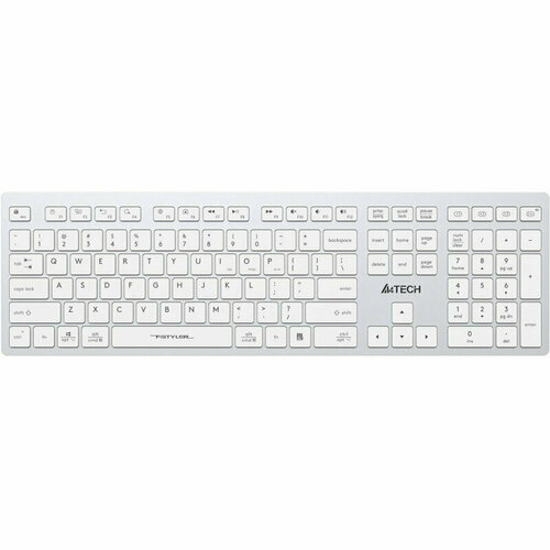 Клавиатура A4Tech Fstyler FBX50C белый USB BT FBX50C WHITE 1777590 438900₽