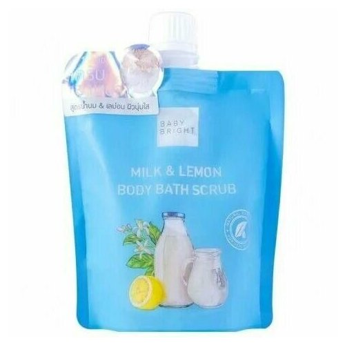 Скраб для тела с молоком и лимоном Baby Bright Milk  & Lemon Body Bath Scrub 250g