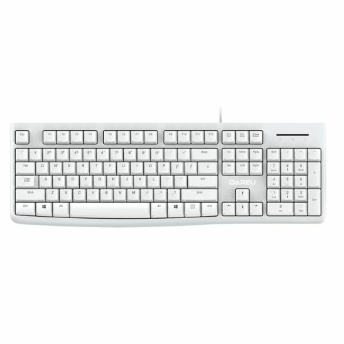 Клавиатура Dareu LK185 White белая мембранная 104 клавиши EN/RU 18м