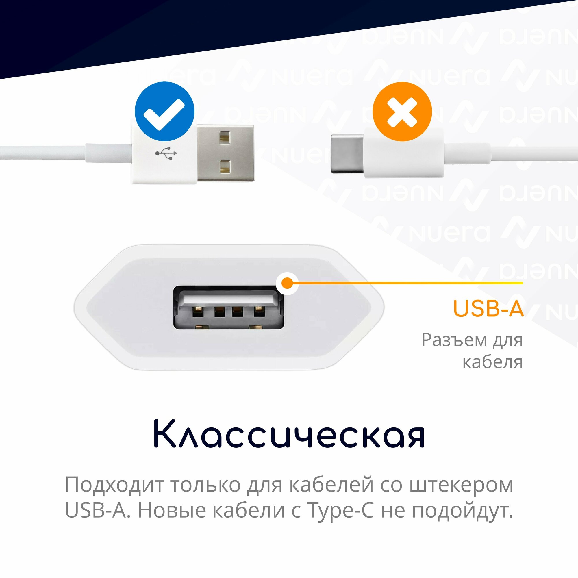 USB зарядка 5 Вт (1A) для iPhone и других устройств Apple белая / Original drop