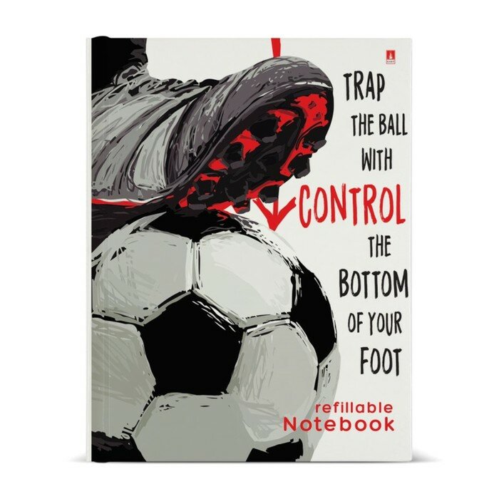 Тетрадь со сменным блоком Football, А5, 160 листов, клетка Альт - фото №1