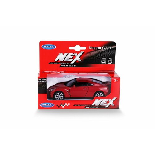 Машинка 1:38 Nissan GT-R R35 - Welly [43632W] машинка nissan gtr r35 welly металлическая инерционная 1 38 в ассортименте