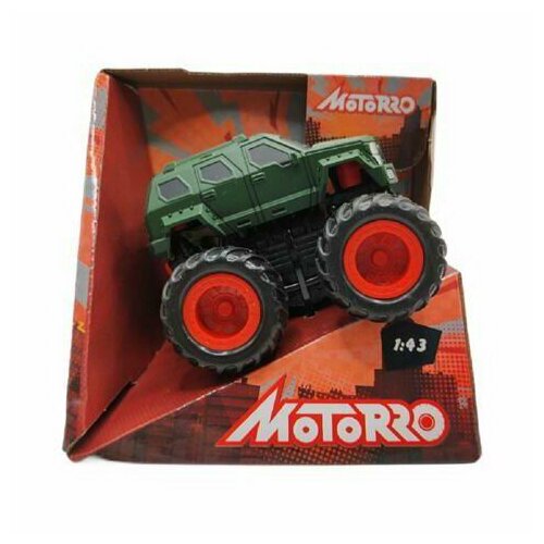Машинка инерционная MOTORRO Джип темно-зеленый 1:43