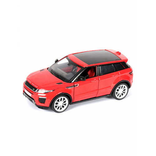 Машина металлическая MSZ 68664-1 Range Rover Evoque свет и звук красный 1:32