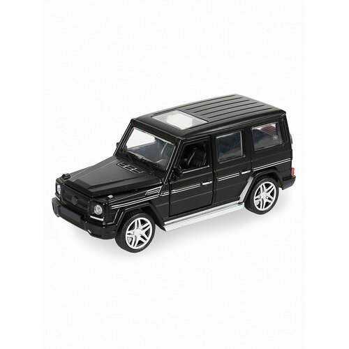 Модель машины Mercedes-Benz G65 1:32 (15см) свет, звук, инерция, черный матовый 05700 масштабная модель самосвал свет звук двери открываются грузовик игрушка play smart 6521