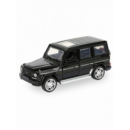 Модель машины Mercedes-Benz G65 1:32 (15см) свет, звук, инерция, чёрный глянец 05701 масштабная модель самосвал свет звук двери открываются грузовик игрушка play smart 6521