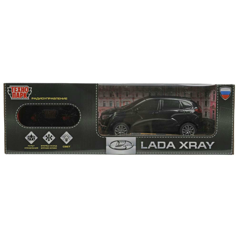 LADAXRAY-18L-BK Машина р/у LADA XRAY 18 см свет черн кор. Технопарк в кор.36шт