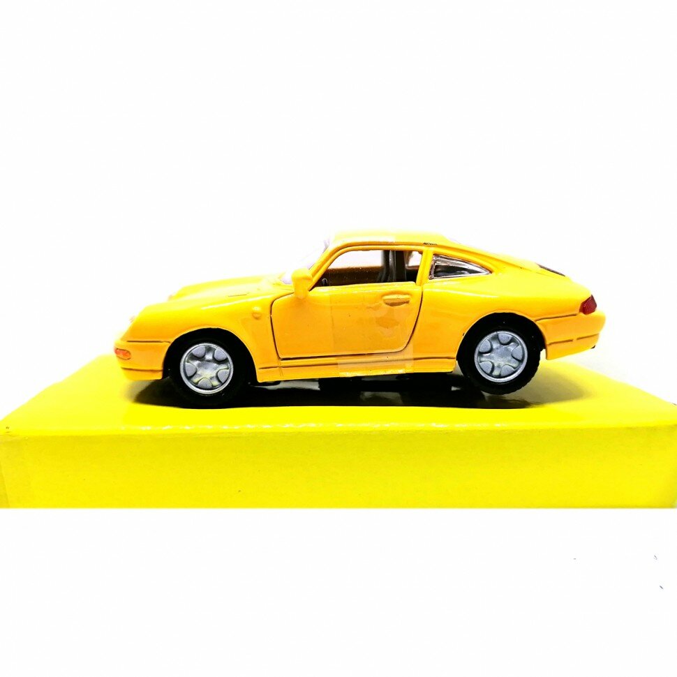 Коллекционная модель Porsche 911 желтая масштаба 1:43 металл
