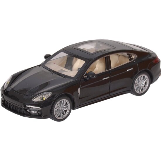 Машина металлическая MX 33603 Porsche Panamera свет и звук черный 1:24