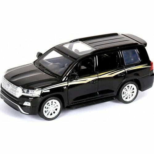 Машина металлическая MX 09211 Toyota Land Cruiser свет и звук черный 1:32