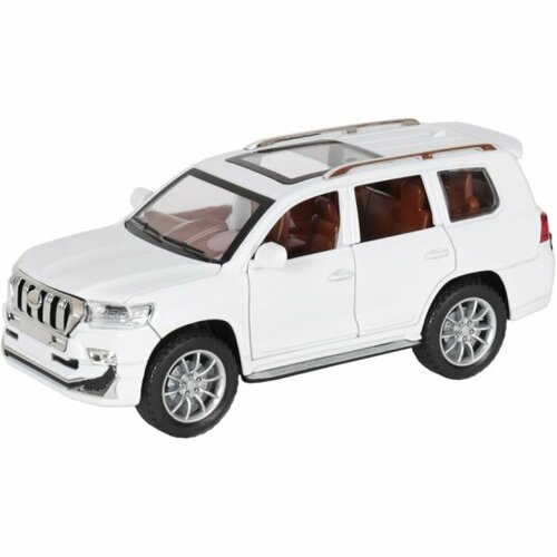 Машина инерционная MX 24269 TOYOTA PRADO свет и звук белый 1:24 машина инерционная mx 32130 honda acura nsx свет и звук синий 1 32