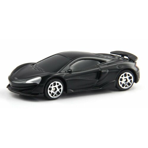 Машина металлическая RMZ City 1:64 McLaren 600LT, б/мех-ов, чёрный матовый цв. Uni-Fortune 344985SM