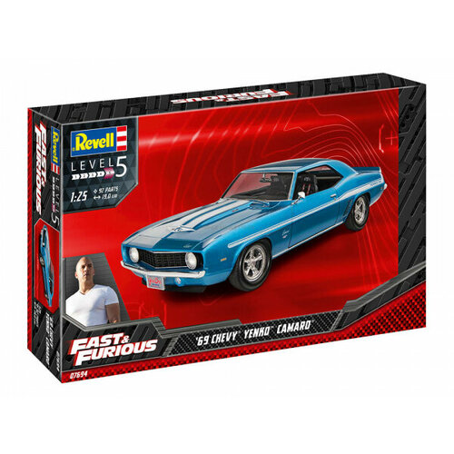 Автомобиль форсаж Fast & Furious 1969 Chevy Camaro Yenko модель chevy corvette stingray 1969 30см harley quinn 1 24 scale die cast metal vehicle