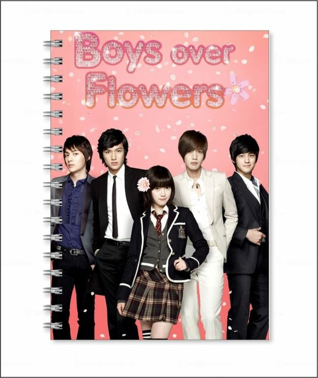 Тетрадь Мальчики краше цветов, Boys Over Flowers №7, А6