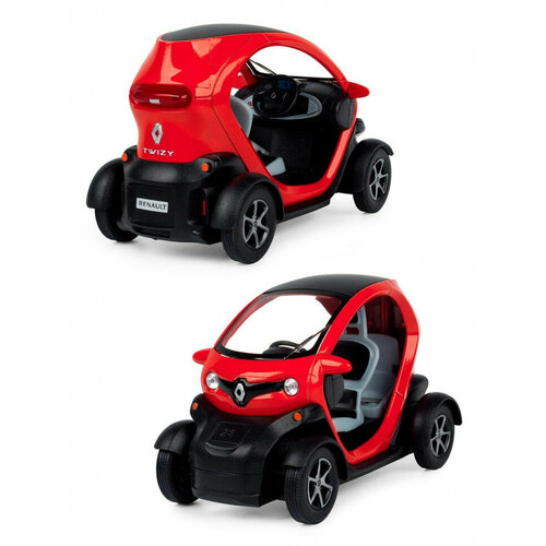 Металлическая машинка Kinsmart 1:18 «Renault Twizy» инерционная, красная KT5111D-4