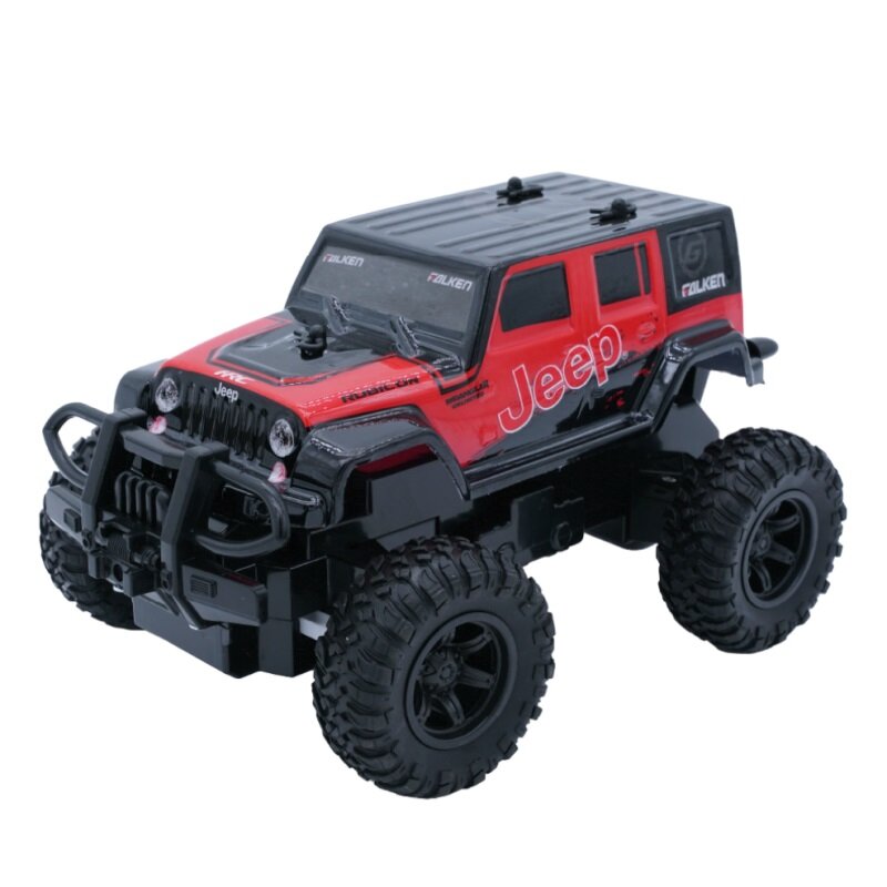 Машина радиоуправляемая Внедорожник HEXXA Jeep Wrangler Rubicon HRC 1:24 красный