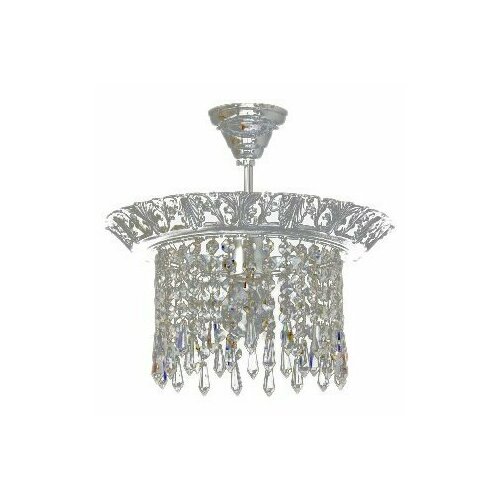 Люстра 1 рожковая хрусталь (32 х 25 см) Prousek 