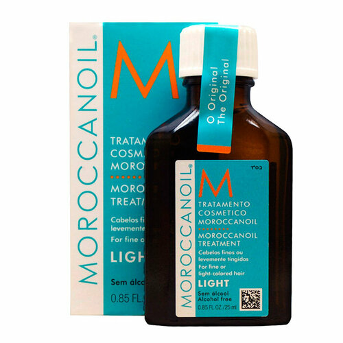 Масло для волос восстанавливающее Moroccanoil Treatment Light для утонченных и осветленных волос 25 мл moroccanoil moroccanoil treatment light