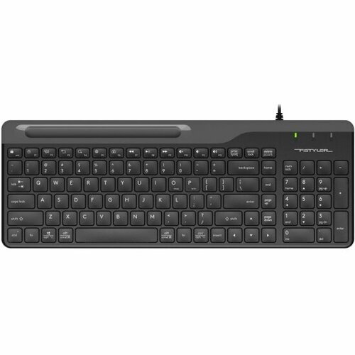 Клавиатура A4TECH Fstyler FK25 черный/серый USB slim