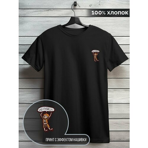 фото Футболка hypnotica, размер 3xl, черный