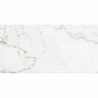 Керамогранит Kerranova (Керанова) Marble Trend 30х60 см Каррара (K-1000/SR/300x600) (1.08 м2)