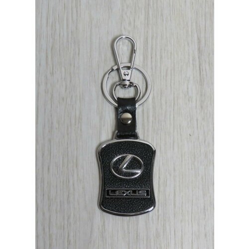 Брелок, матовая фактура, Lexus, черный