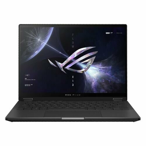 Ноутбук игровой ASUS ROG Flow X13 GV302XV-MU020W 90NR0DT1-M001H0, 13.4, 2023, трансформер, IPS, AMD Ryzen 9 7940HS 4ГГц, 8-ядерный, 16ГБ LPDDR5, 1ТБ SSD, NVIDIA GeForce RTX 4060 для ноутбуков - 8 ГБ, Windows 11 Home, черный