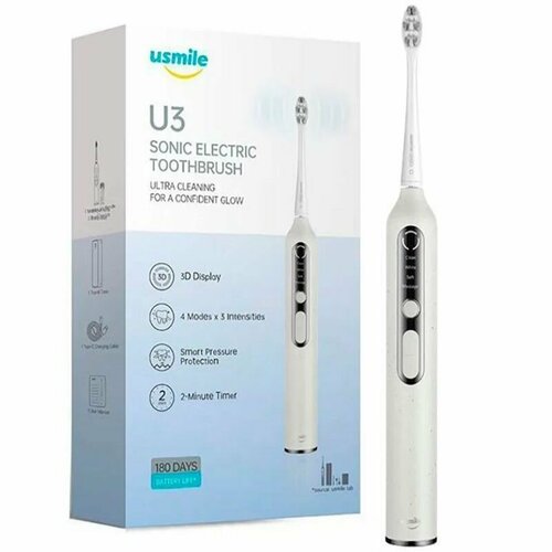 Электрическая зубная щетка Usmile U3 white 682800₽