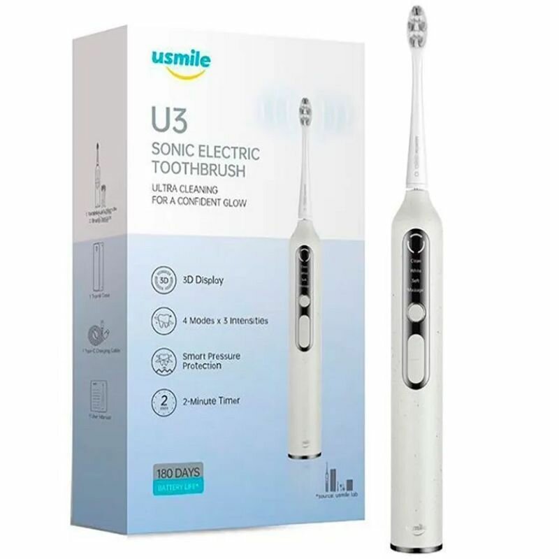 Зубная щётка электрическая Usmile U3, белый .