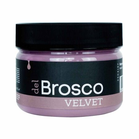 Краска интерьерная акриловая del Brosco Velvet вересковый 250мл. - фотография № 1