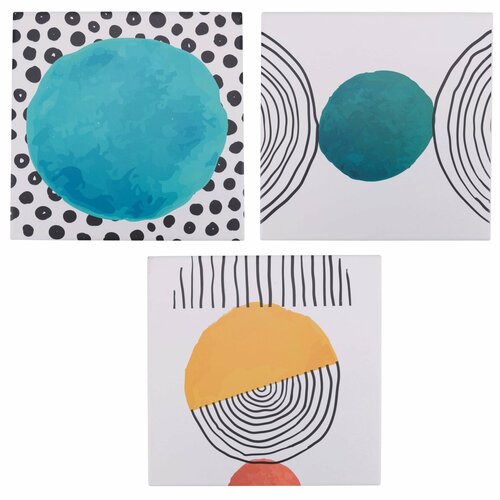 Набор из 3-х подставок под горячее VENICE LIDO Villa D'Este, VD5913485, 20х20 см