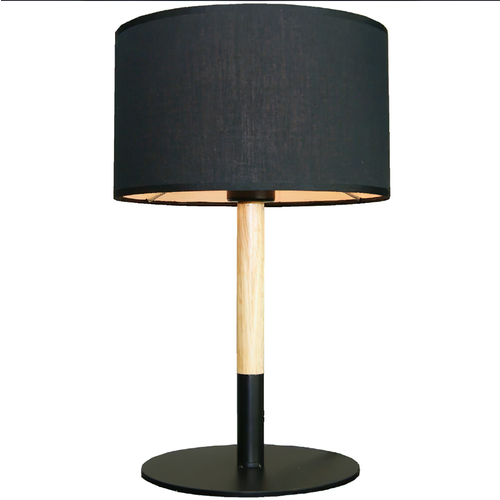 Настольная лампа Colosseo 82807/1T черный, светлое дерево