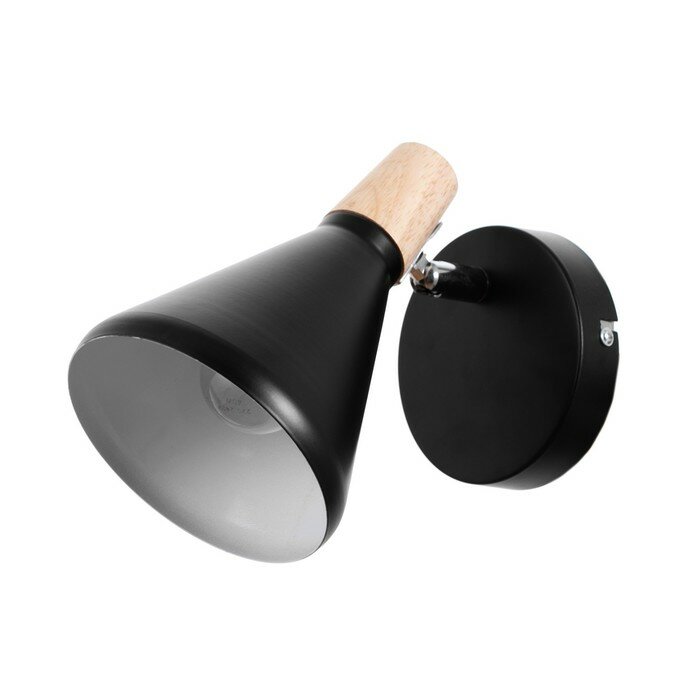 Бра 1861/1BK E27 40Вт черный 125х15х18 см BayerLux