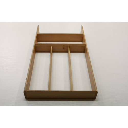 Деревянный лоток для столовых приборов Antislip в выдвижной ящик кухни (F.I.T, Германия), 27,2 х 46 х 5 см, бук, 1 шт.