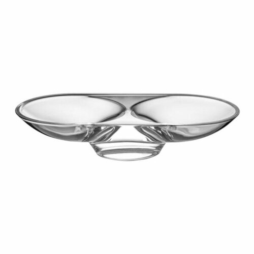 Блюдо двухсекционное Nude Glass Силуэт 21,4х8,8 см, стекло хрустальное
