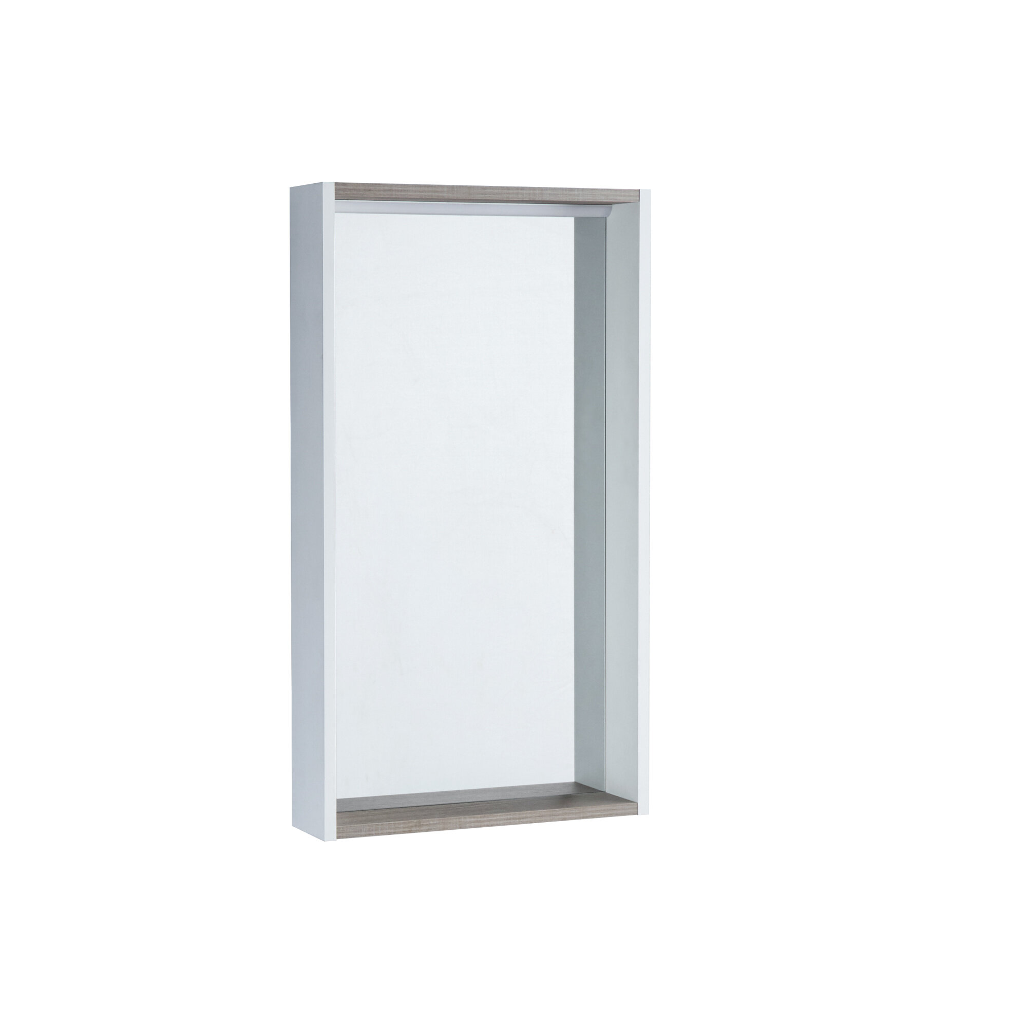 Зеркальный шкаф Aquaton Бэлла белый, джарра 1A221702BBAZ0
