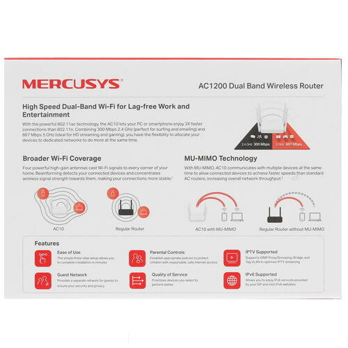 Wi-Fi роутер Mercusys AC10