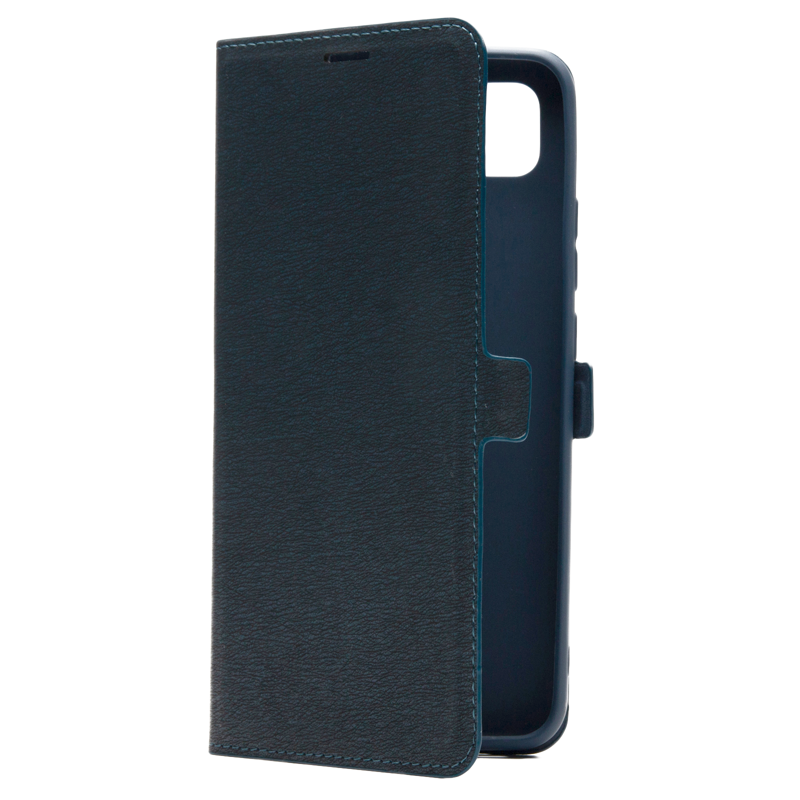 Чехол книжка на Xiaomi Redmi 9C (Ксиоми Редми 9С) эко-кожа синий с функцией подставки отделением для пластиковых карт Book case Miuko