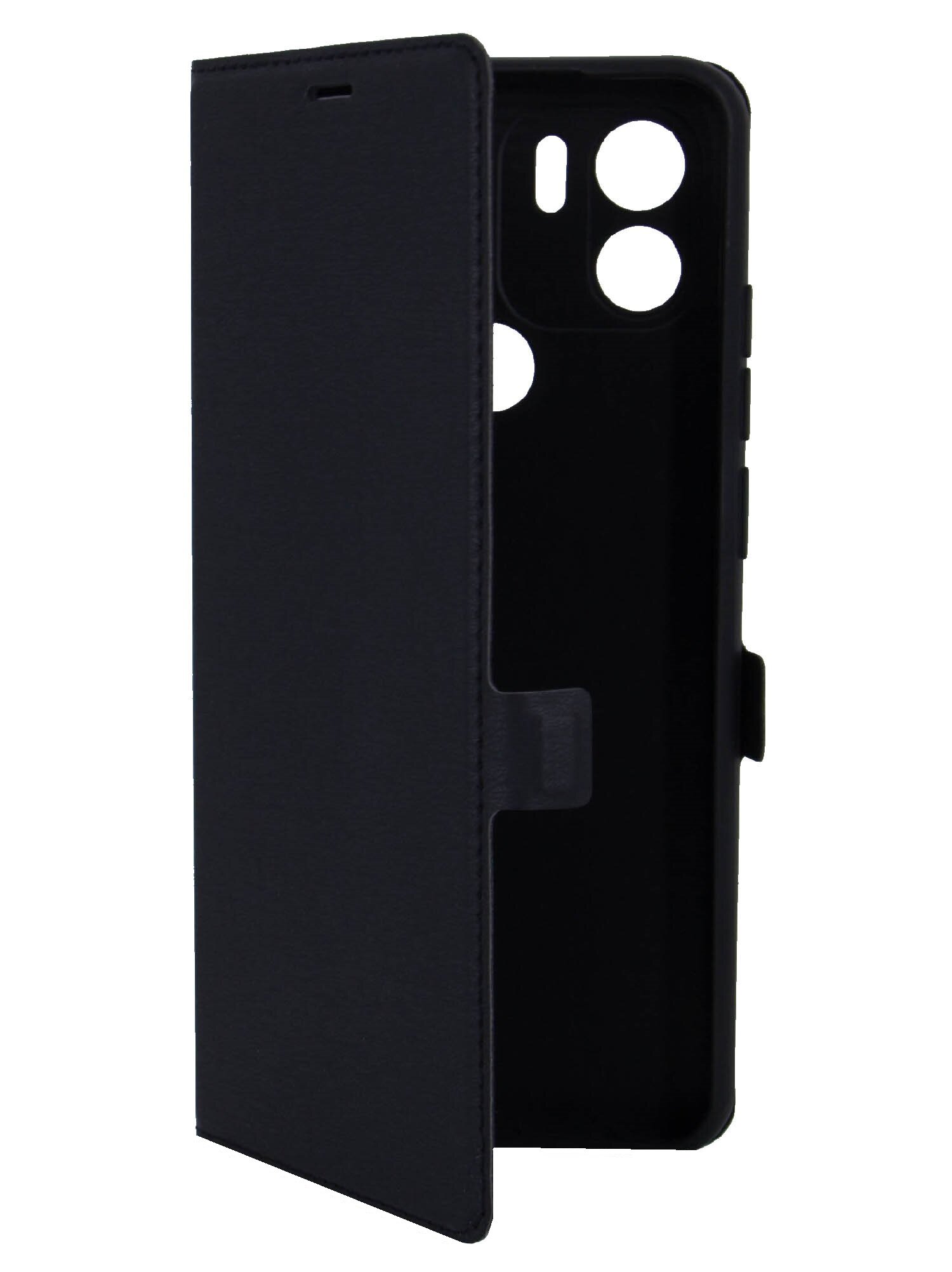 фото Чехол на Xiaomi Redmi A1+/A2+/Poco C50/C51 черный чехол книжка эко-кожа с функцией подставки отделением для карт и магнитами Book case, Miuko