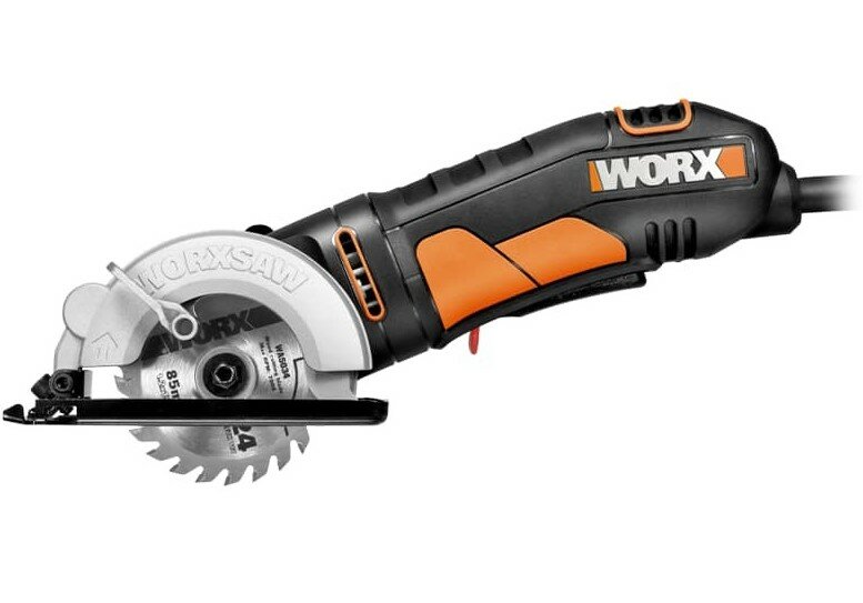 Мини-пила циркулярная сетевая Worx WX423.1, 400 Вт, 85 мм - фото №15