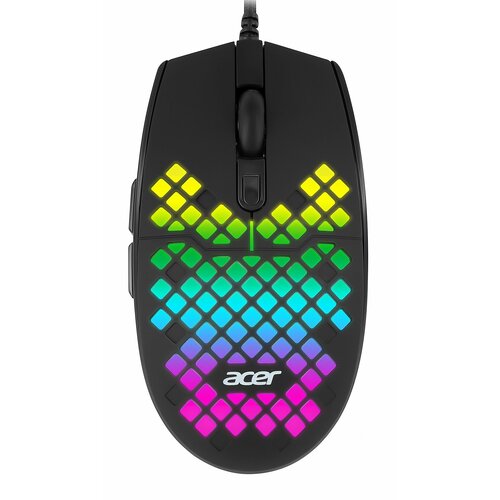 Мышь Acer OMW134 черный оптическая 3200dpi USB 5but 69300₽