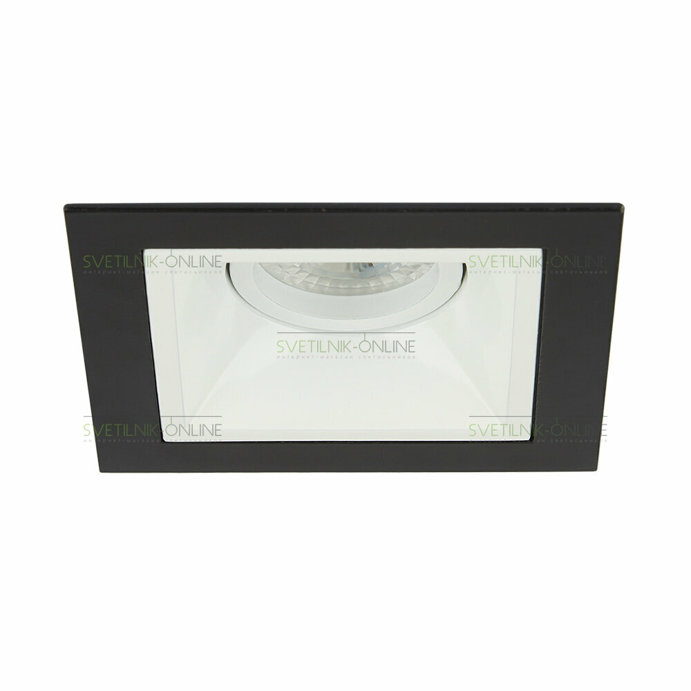 D51706 Встраиваемый точечный светильник Domino Quadro Lightstar (комплект из 214517+214506) - фото №2