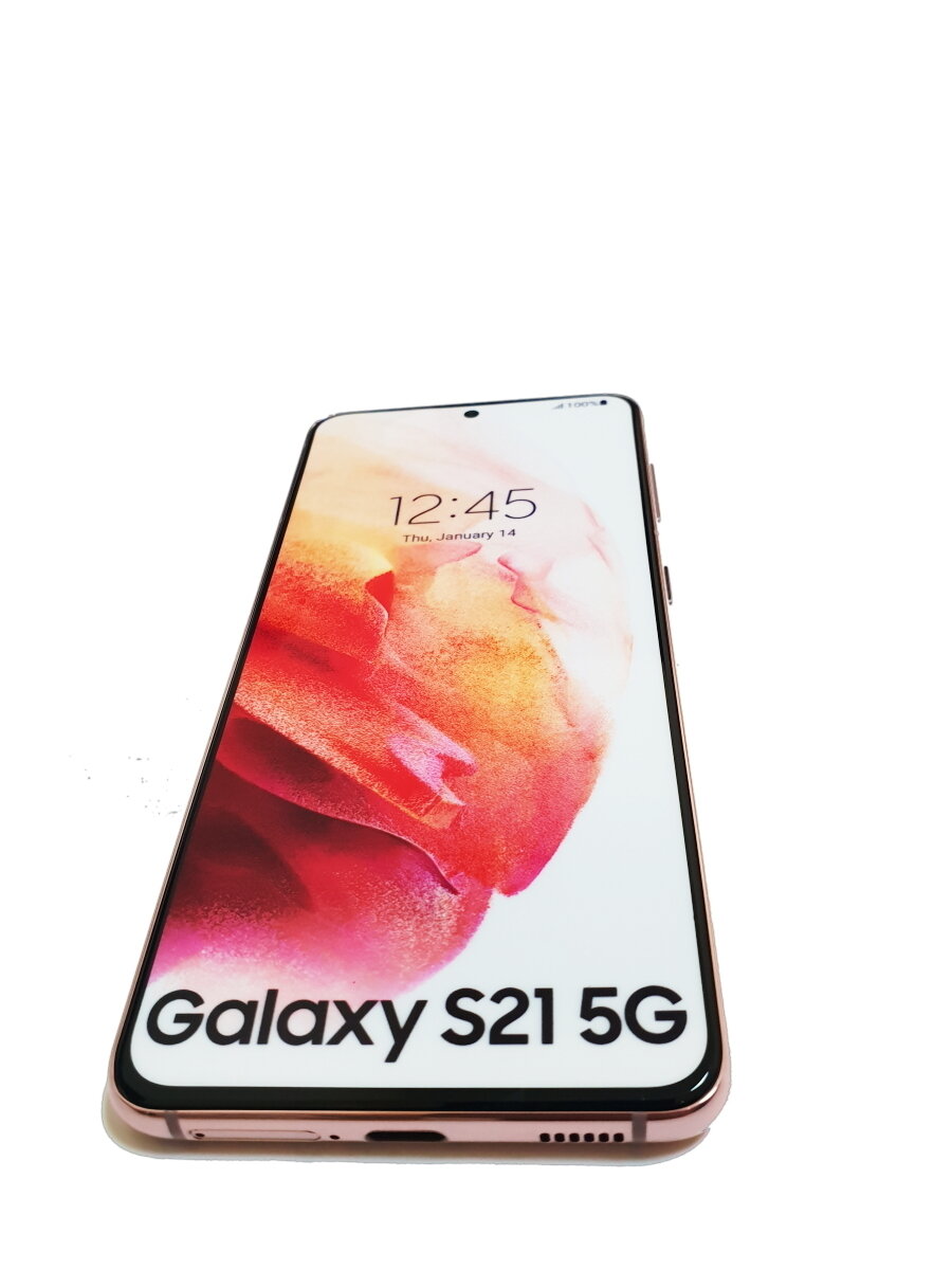 Статичный муляж смартфон Samsung Galaxy S21 6,2" SM-G991 розовый жемчуг oригинальный статичный